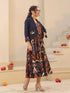 Women Ethnic Motifs Printed Pure Cotton Fit & Flare Midi Dress